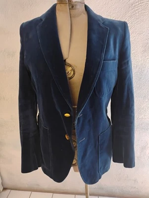 Jean Paul Germain FRANCE Eric Ross &Co. Velvet Jacket Sz 40 - Image 1 of 4