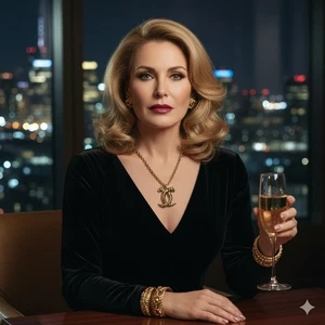 Vintage Jackie Collins Double Panther Halskette goldfarben Emaille grün Strass - Bild 1 von 7