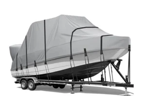 Cubierta de barco con consola central 900D grado marino T superior/techo duro barco 21-23 ft - Imagen 1 de 4