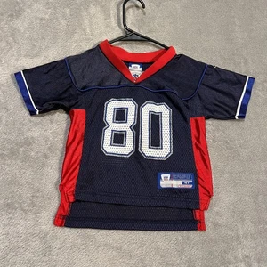 Buffalo Bills Jersey Kids Youth 4T Navy Red NFL Football Reebok Eric Moulds - Picture 1 of 5
