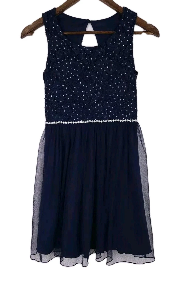 Speechless Women's Sequin Sleeveless Party Dress - Short Shift Dress With Spaghetti Straps For Special Occasions - View #12