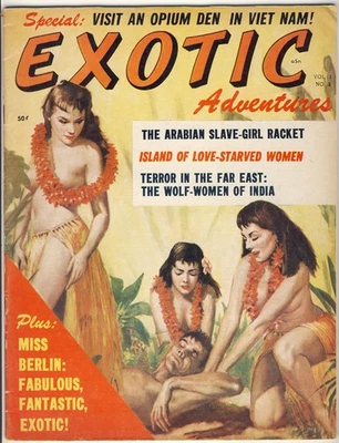 EXOTIC ADVENTURES - V1#5 (1959) / Mens Adventure Magazine - Image 1 of 3