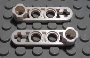 Lego Technic Flat Connector Liftarm 1x4 White 2 Pieces - Picture 1 of 1