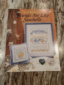 Ursula Michael Designs Friends Are Like Seashells Cross Stitch Leaflet - Picture 1 of 3