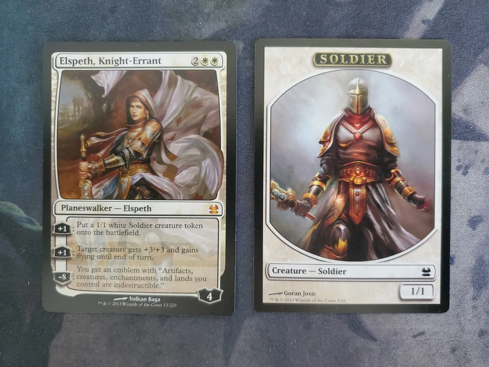 Elspeth, Knight-Errant w/ Soldier Token (MMA) - Image 1 of 1