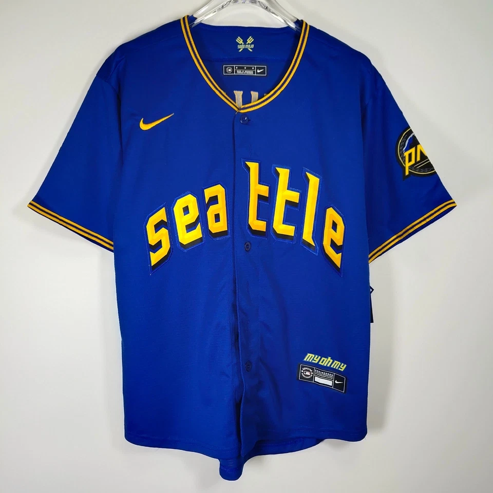 Camiseta de béisbol Ichiro Suzuki #51, bordada, azul Foto 1 de 4