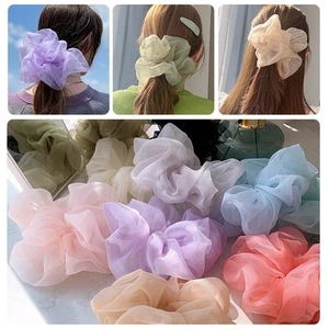 Haargummi Für Frauen Kompatibel Mit Organza Material Ideal Für Party Und Alltag - Picture 1 of 31