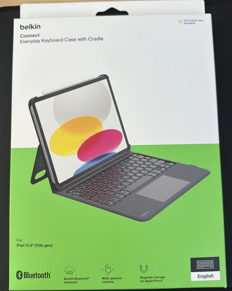 BNIB - Belkin Connect Keyboard Case + Cradle for iPad 10.9’ (10th gen) - Sealed - Image 1 of 4