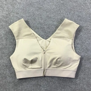 Tommie Copper Shoulder Support Compression Bra Womens Large Zip Up Znergy Suppor - Picture 1 of 8
