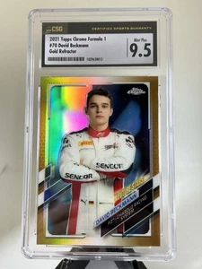 Topps 2021 cromo Fórmula 1 #70 dorado/50 CSG 9,5 POP 1 - Imagen 1 de 2