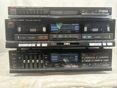 Fisher CR-W74H Stereo Double Cassette Tape Deck Vintage Powers Up Parts/Repair! - Image 1 of 4