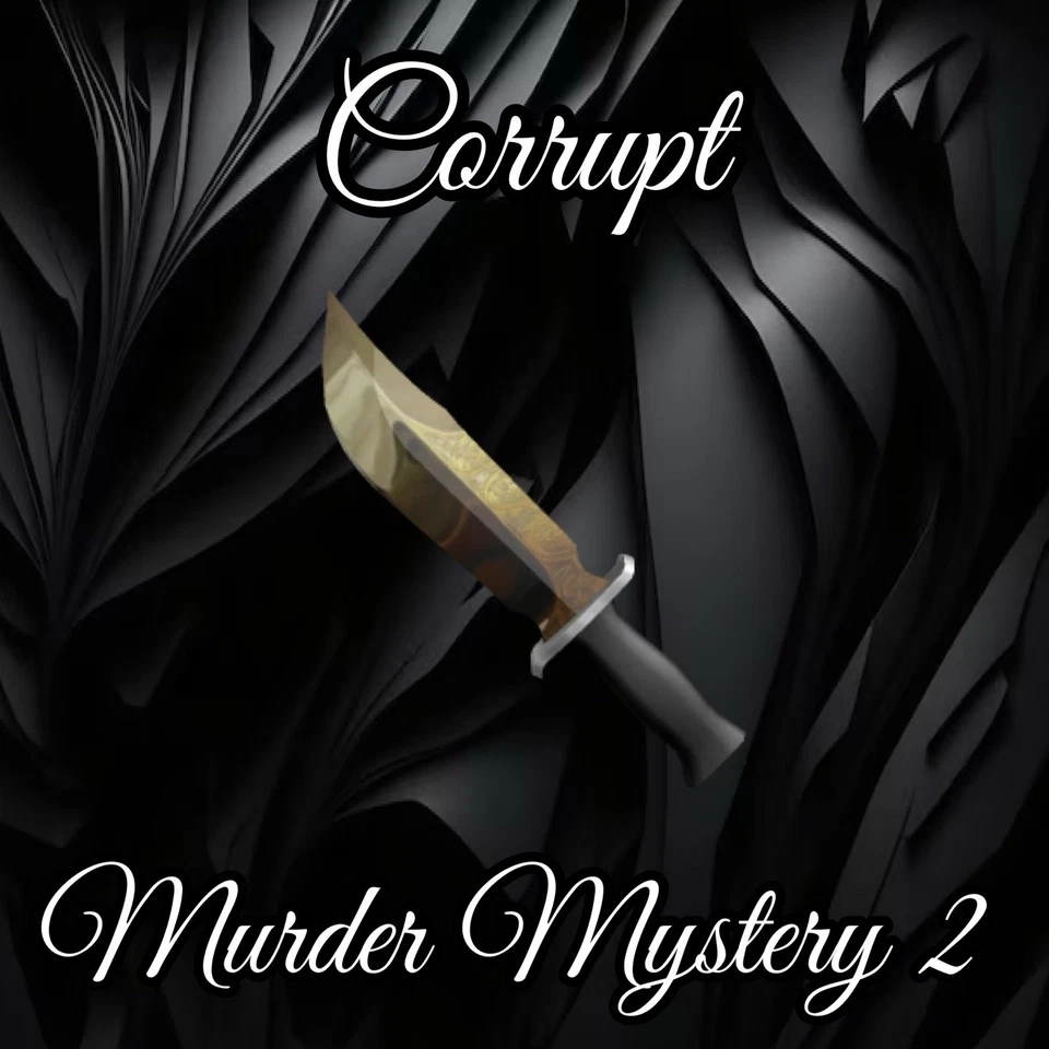 Murder Mystery 2 MM2 artículo corrupto en el juego - ¡Muy raro ahora!