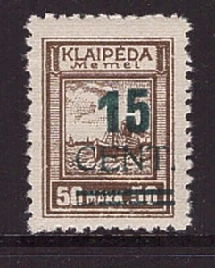 Memel 234 III ungebraucht geprüft seltene Mischtype (21817) - Picture 1 of 1