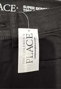 Children's Place Black Stretch Super Skinny Jeans 2-Pack Size 4 Black & Gray,New - Picture 1 of 4