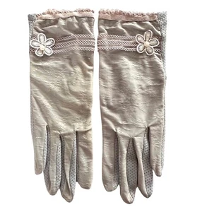 KEHAN gray lace gloves FITS MOST - Picture 1 of 2