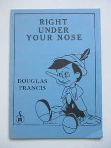 1984 Douglas Francis RIGHT UNDER YOUR NOSE Supreme Magic Co. COIN Pen CARD... - Picture 1 of 11