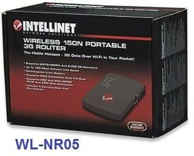 Wireless 150N 3G Portable Router, Intellinet 524803 - Image 1 of 4