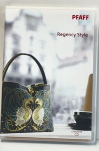  Macchina da ricamo PFAFF disegni CD # 352 stile Regency - Foto 1 di 4