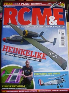 RCM&E MODEL AIRCRAFT MAG MAY 2024 & HEINKELIKE PLAN 38.5"  SPAN WARBIRD JET - Picture 1 of 4