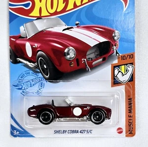 Hot Wheels Muscle Mania 2021 10/10 Shelby Cobra 427 S/C diecast deportivo nuevo - Imagen 1 de 4