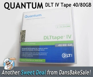 Quantum DLT IV Tape 40/80GB THXKD-02 nuovo sigillato cartuccia singola - Foto 1 di 6