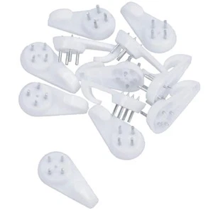 Hard Wall Nail In Hanging Hooks For Photo Frames Mirrors Pictures 30mm - Picture 1 of 19