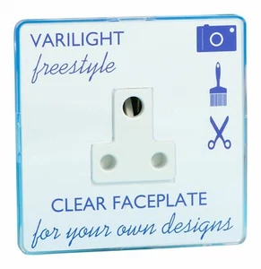 Enchufe de pasador redondo Varilight XIFRP5ACW Freestyle transparente 1 banda 5A - Imagen 1 de 1