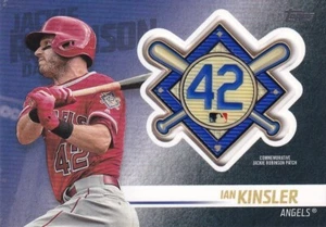 TOPPS 2018 UPDATE SERIES IAN KINSLER #JRP-IK JACKIE ROBINSON DAY PATCH RELIC - Picture 1 of 2