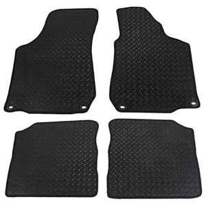 For Volkswagen VW Bora 1999-2005 Fully Tailored Rubber Car Mat Set 4 Clips - Picture 1 of 4