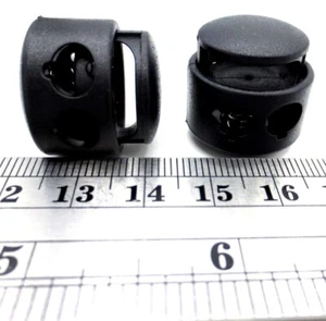 Cuerda de dibujo 2 orificios deslizable bloqueo resorte cargado PREMIUM para bolsa de sombrero de cable de 7/32" grueso - Imagen 1 de 12
