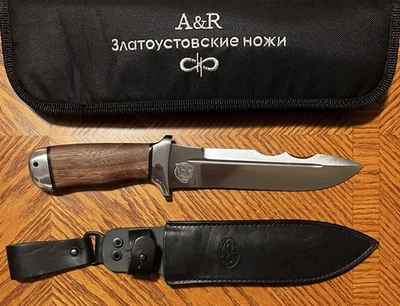 Russian Knife A&R Zlatoust TigerHead Military Combat Air Zlatoust Tactical Knife - Image 1 of 4
