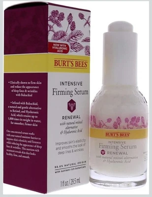 Paquete de 2 sueros reafirmantes intensivos Burt's Bees Renewal de 1 oz cada uno en nuevas cajas selladas Foto 1 de 4
