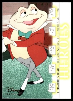Tarjeta de baraja superior J Thaddeus Toad 2003 Disney Treasures #31 (nuevo) Foto 1 de 2