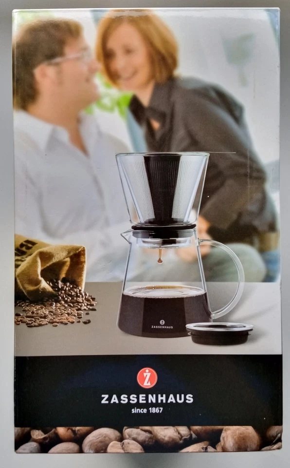 Zassenhaus Coffee Drip 750ml Pour Over Coffee Maker / Brewer - UNUSED IN BOX! - Image 1 of 4