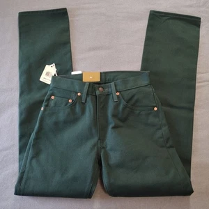 Levi’s 505-0217 - Pre-Shrunk - Green Jeans - Men’s Size 28*x34- MSRP $198.00 - Picture 1 of 10