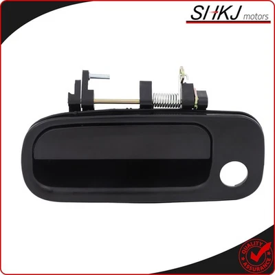 Exterior Door Handle Front Left Driver Side For 1992-1996 Toyota Camry Black - Image 1 of 4