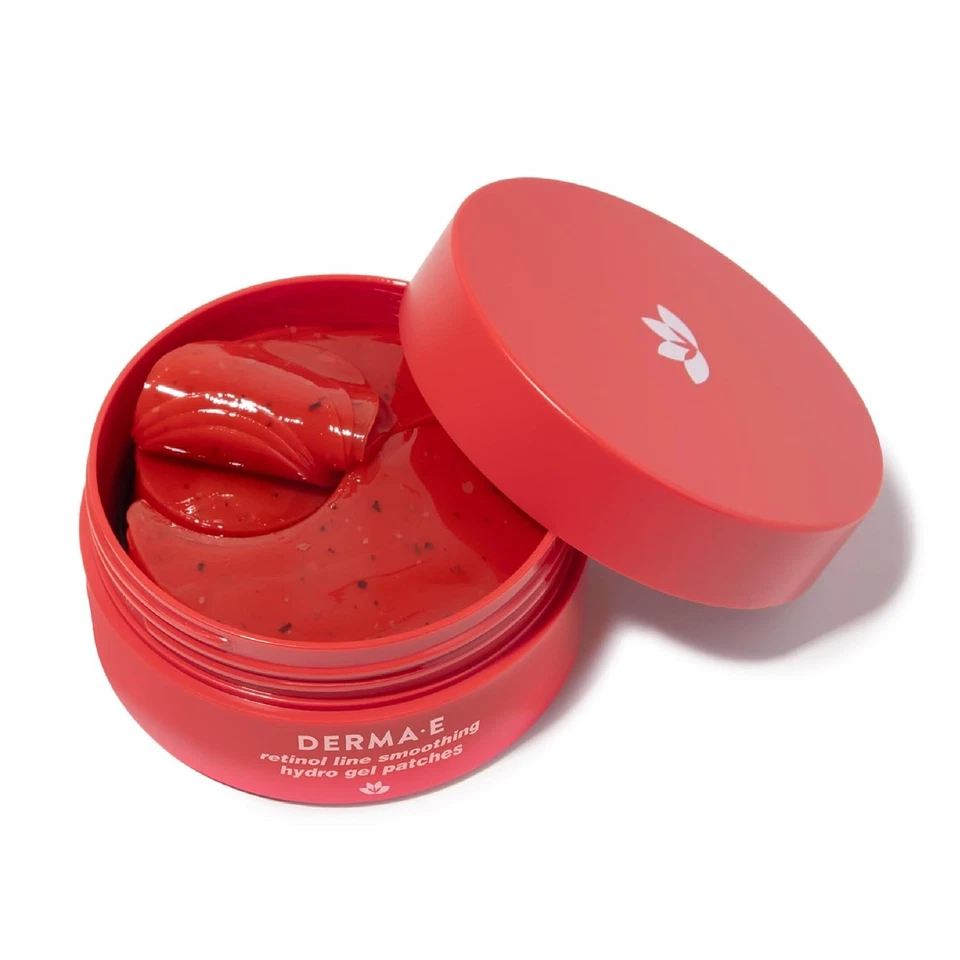 Parches debajo de los ojos Derma E Retinol + Bakuchiol (30 pares) 30 unidades (paquete de 1)  Foto 1 de 4