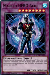 1X NM Masked HERO Acid - TOCH-EN045 - Super Rare 1st Edition Toon Chaos yugioh - Picture 1 of 1