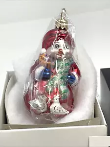 Christopher Radko Cool Couple Little Gems Glass Ornament Unopened - Picture 1 of 12