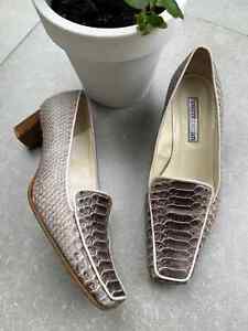 Amazing Pierre Cardin Crocodile Leather Vintage Heels Women’s Size 36