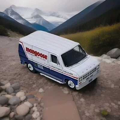 Johnny Lightning 1976 Ford Econoline Van Mongoose Factory Hauler - Loose 1:64 - Image 1 of 4