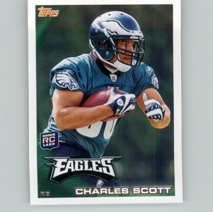 2010 Topps Charles Scott Rookie Philadelphia Eagles #424