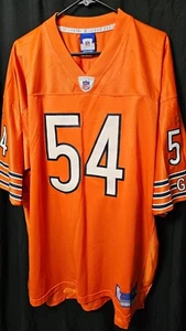 Brian Urlacher #54 Reebok Authentic Chicago Bears Players Stitched Jersey 2XL - Picture 1 of 7