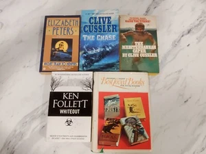 5 Book Lot: Night Train To Memphis - The Chase - The Mediterranean Caper... - Picture 1 of 3