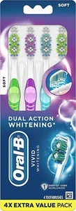 Oral-B Advantage Vivid Dual Action Whitening Zahnbürsten, Soft, Zahnbürste Pac - Bild 1 von 4
