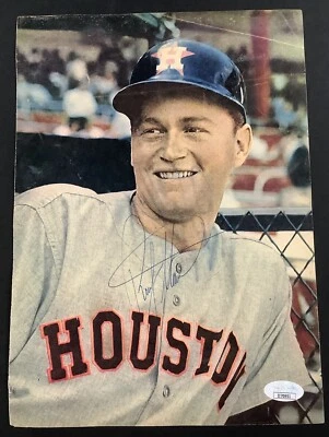 Rusty Staub Signed Photo Magazine Page Baseball Autograph Houston Astros JSA - Image 1 of 2
