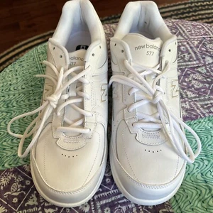 Size 11 - New Balance 577 Hook and Loop White - Picture 1 of 8