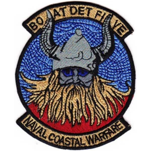 Boat Det 5 United States Naval Coastal Warfare Patch - Picture 1 of 6