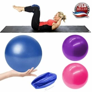 Exercise Yoga Ball Yoga Fitness Pilates Sculpting Balance Include Pump Workout - Picture 1 of 15