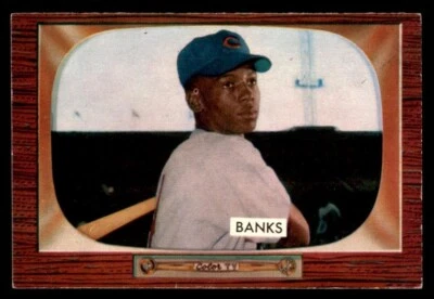 1955 Bowman Baseball #242 Ernie Banks Muito Bom/Ex-Ex *j1 - Imagem 1 de 2